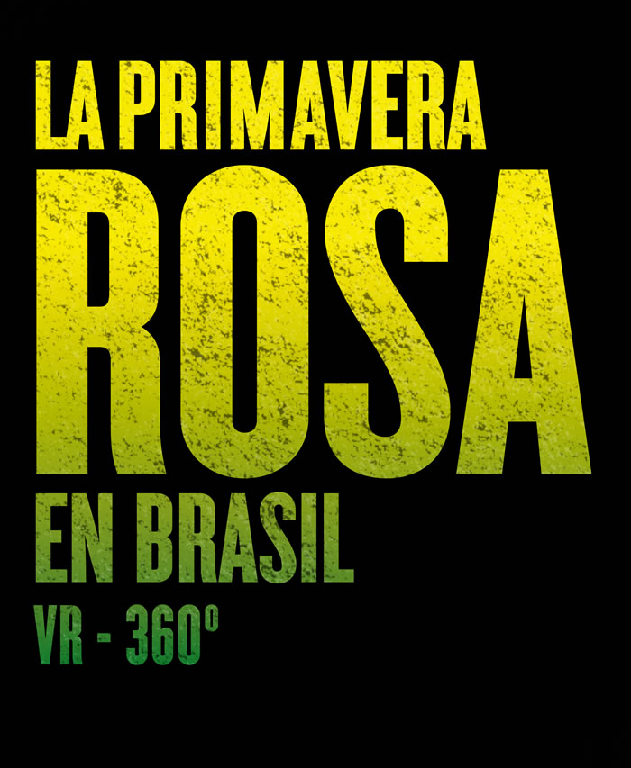 Poster del transmedia de La Primavera Rosa en Brasil