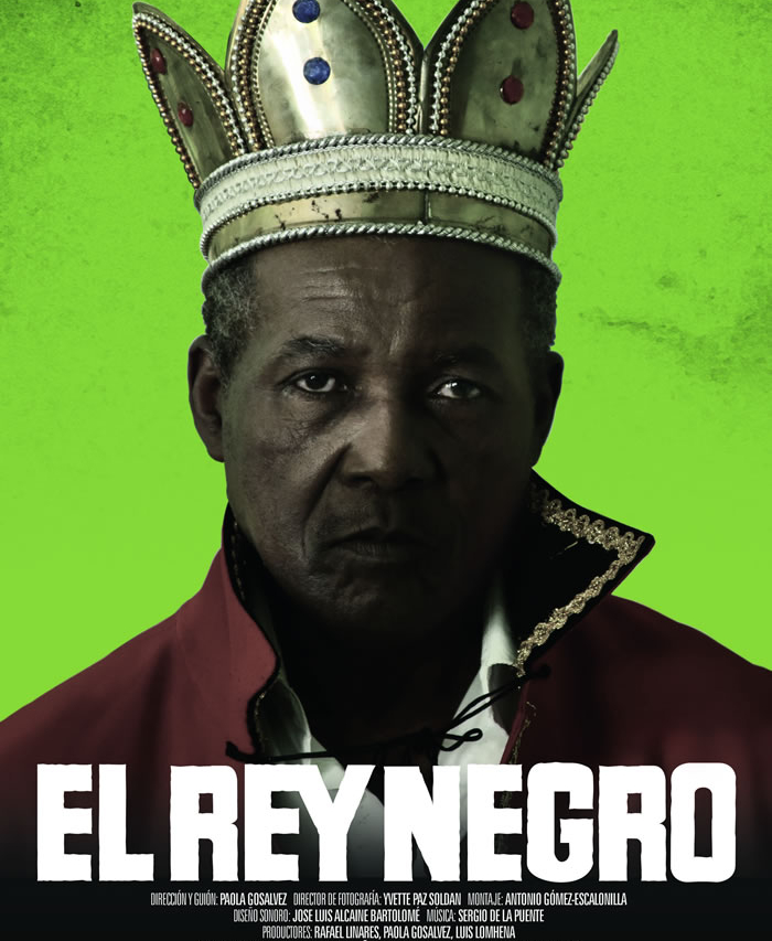 Cartel del documental El Rey negro