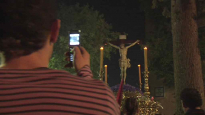Still del corto documental El Cristo Gitano